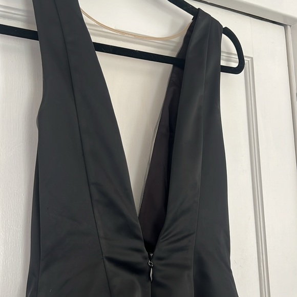 Bebe Black Mesh Front Mini Dress (read description) - Picture 9 of 10